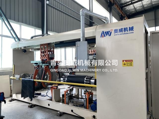 HIGH EFFICIENT SPRING TURN UP TIRE BUILDING MACHINE